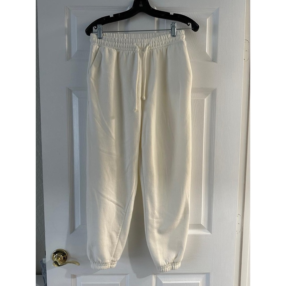 Zara cream colored sweatpants